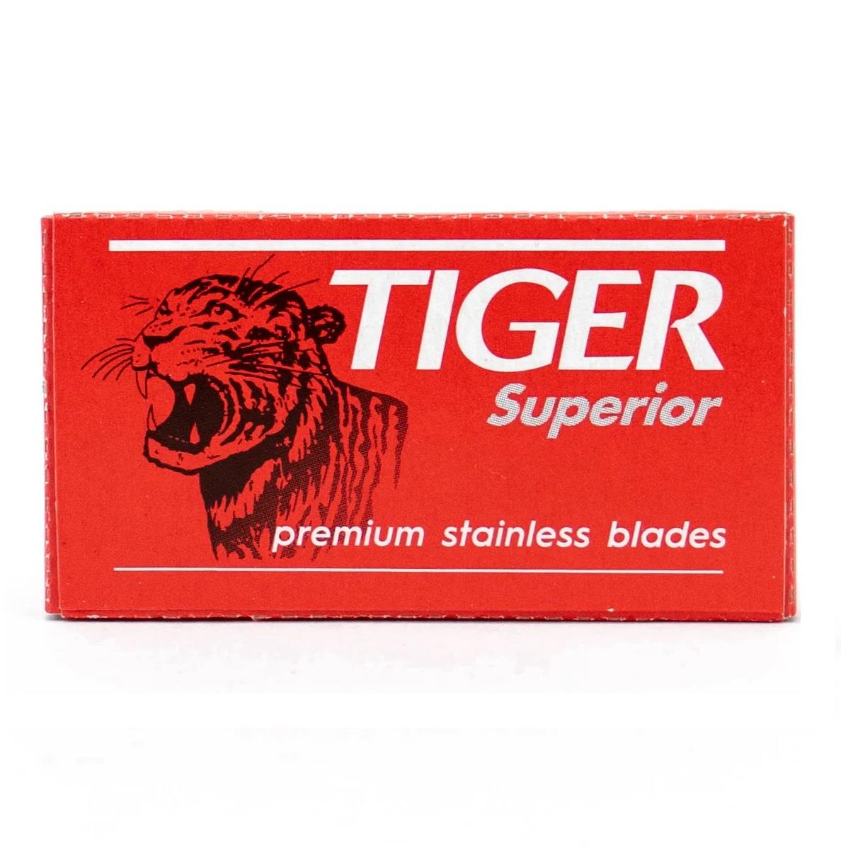 TIGER SUPERIOR PREMIUM STAINLESS ÇİFT KENAR TIRAŞ JİLETİ 5'Lİ