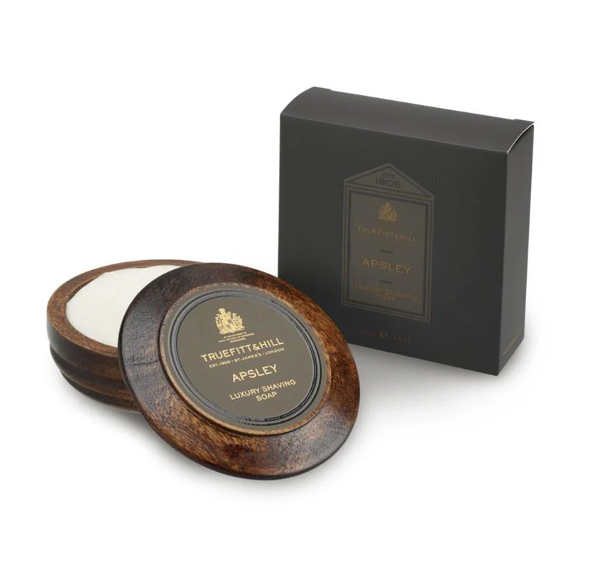 TRUEFITT&HILL AHŞAP KASELİ TIRAŞ SABUNU 99GR APSLEY