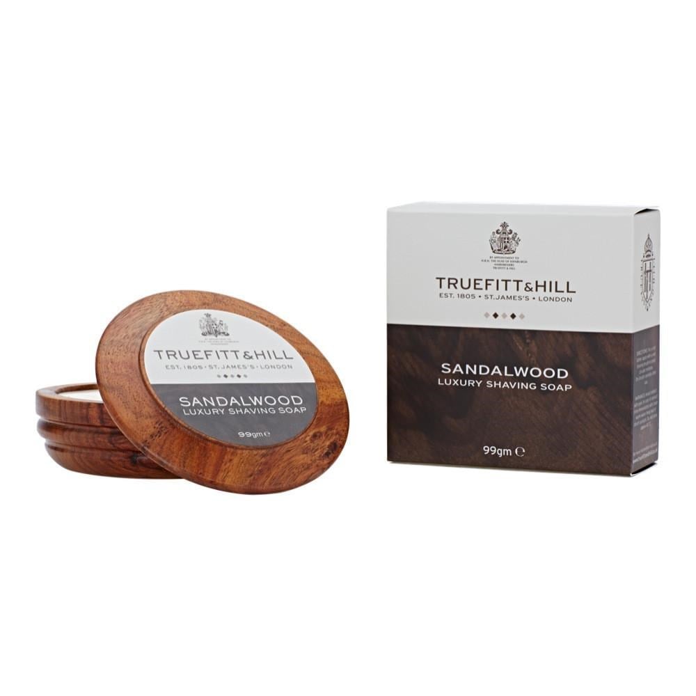 TRUEFITT&HILL AHŞAP KASELİ TIRAŞ SABUNU 99GR SANDALWOOD (SANDAL AĞACI)