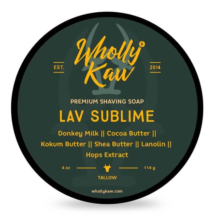 WHOLLY KAW ARTISAN TIRAŞ SABUNU 114GR / LAV SUBLIME