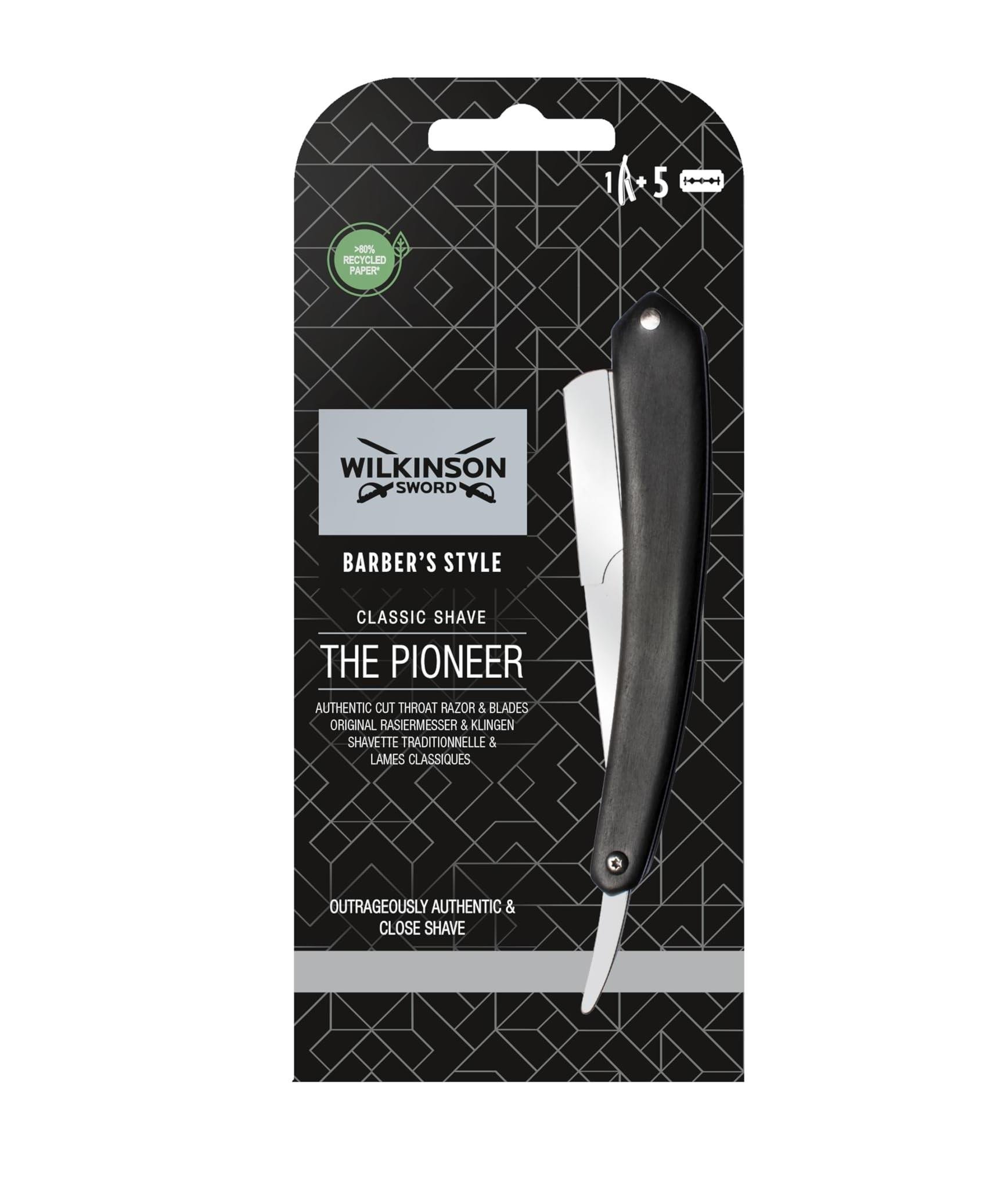 WILKINSON SWORD BARBER'S STYLE CLASSIC THE PIONEER JİLETLİ USTURA