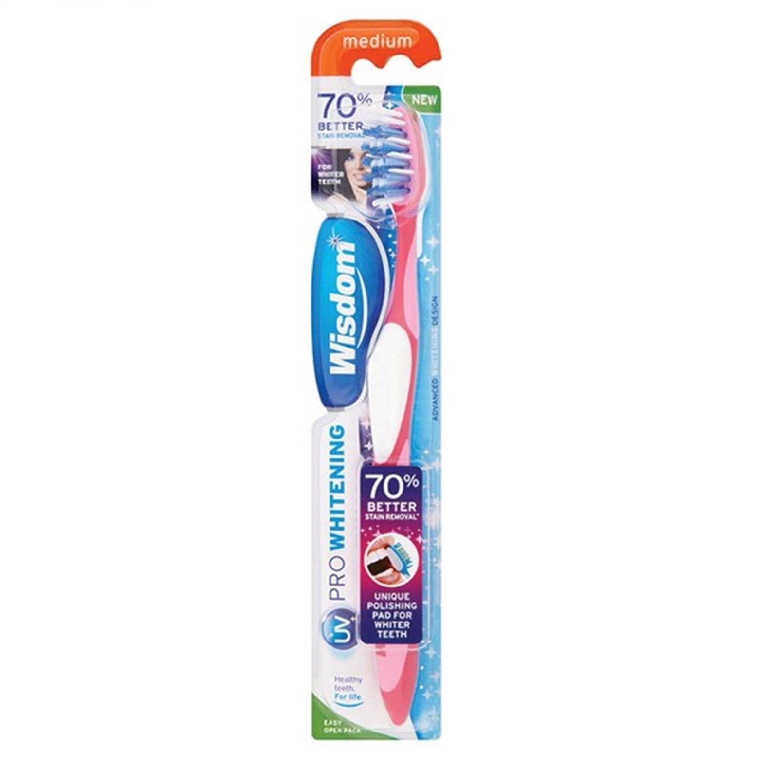 WISDOM DİŞ FIRÇASI UV PRO WHITE MEDIUM (ORTA SERT)