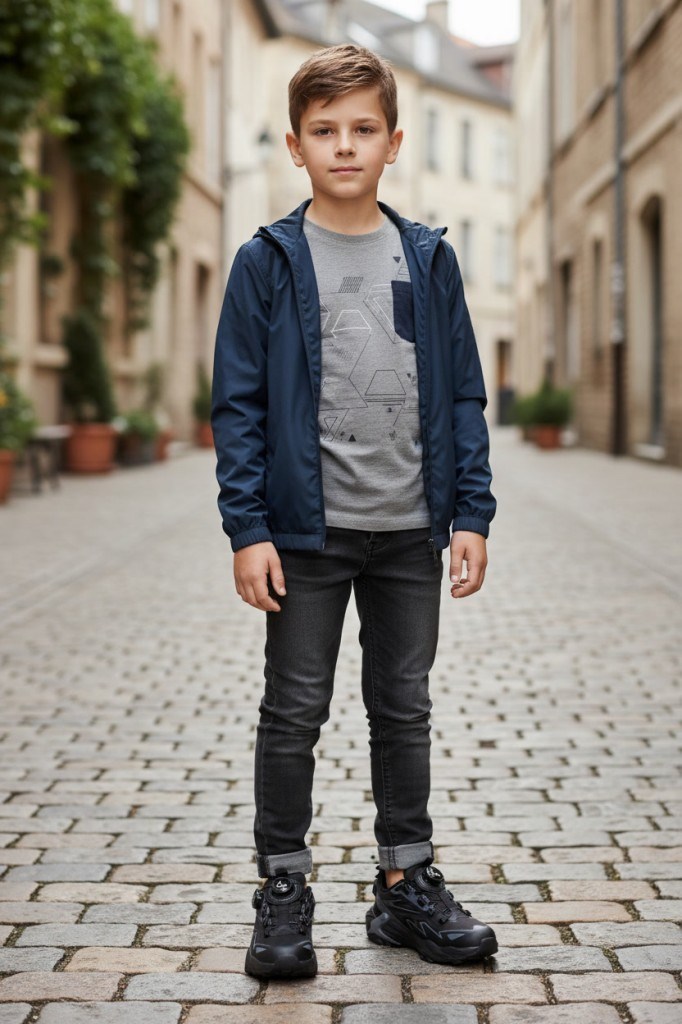 Buckhead Napolyon 3055 Siyah Outdoor Ortopedik Su Geçirmez Günlük Erkek Çocuk Spor Ayakkabı