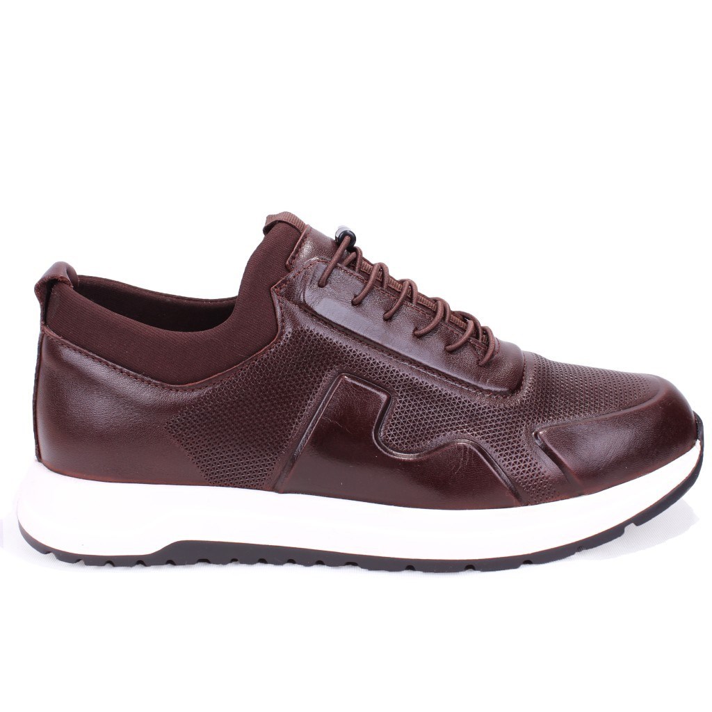 Dagoster DMA08-1061 Kahve Ortopedik Günlük Slip On  Erkek Deri Ayakkabı