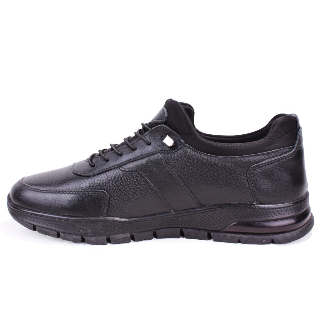 Dagoster DMA08-1080 Siyah Ortopedik Günlük Slip On  Erkek Deri Ayakkabı