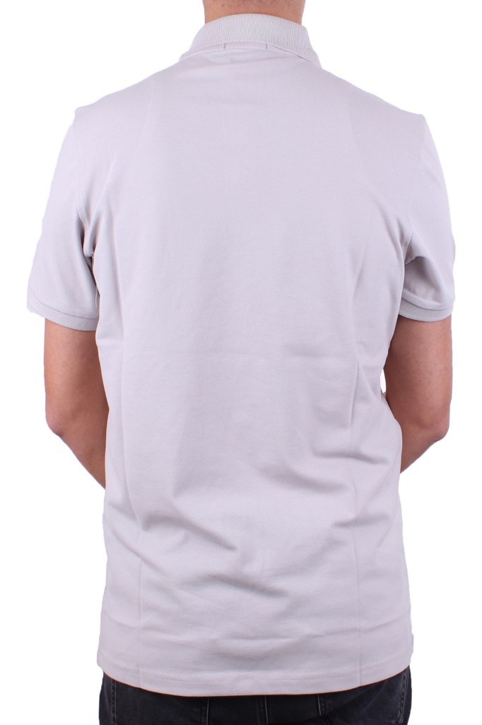 Dagoster DMG23-231319 Gri Günlük Yarım Patlı Pike Polo Yaka Erkek Tişört