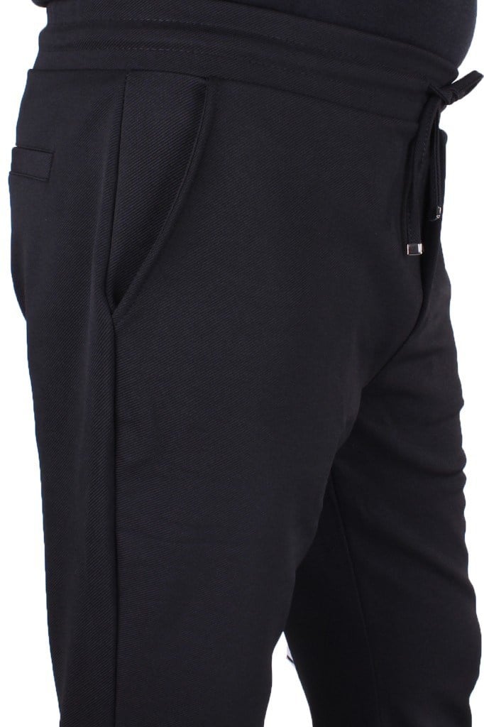 Dagoster DMG23-619962 Siyah Normal Bel Dar Paça Jakarlı  Erkek  Pantolon