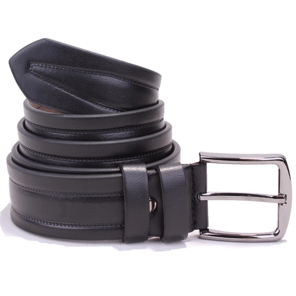 Dagoster DMK26-351 Siyah 4 cm Suni Deri Erkek Kemer