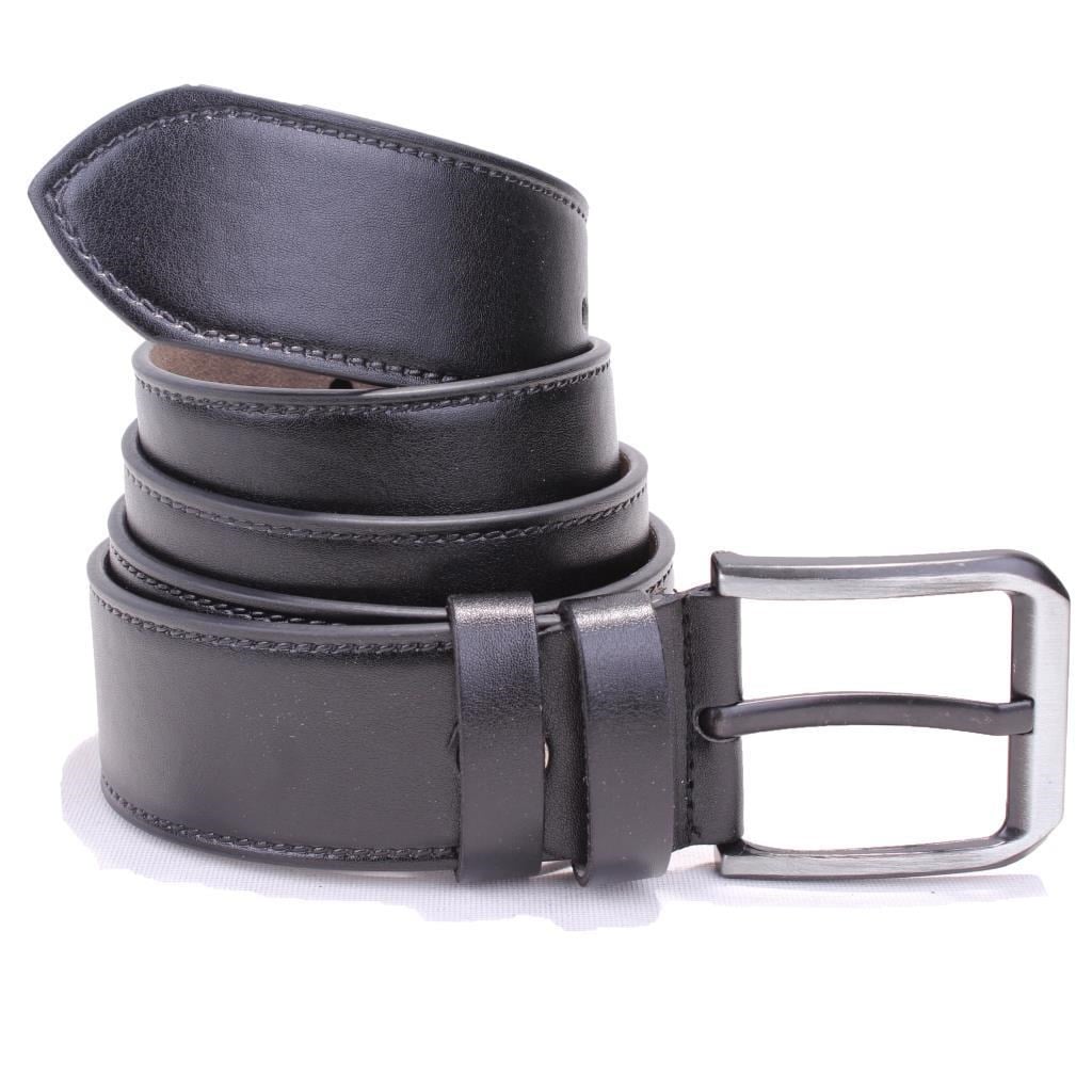 Dagoster DMK26-460 Siyah 4.5 cm Suni Deri Erkek Kemer