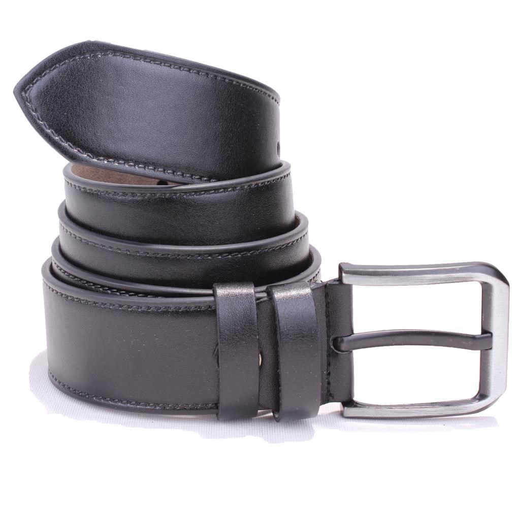 Dagoster DMK26-460 Siyah 4.5 cm Suni Deri Erkek Kemer