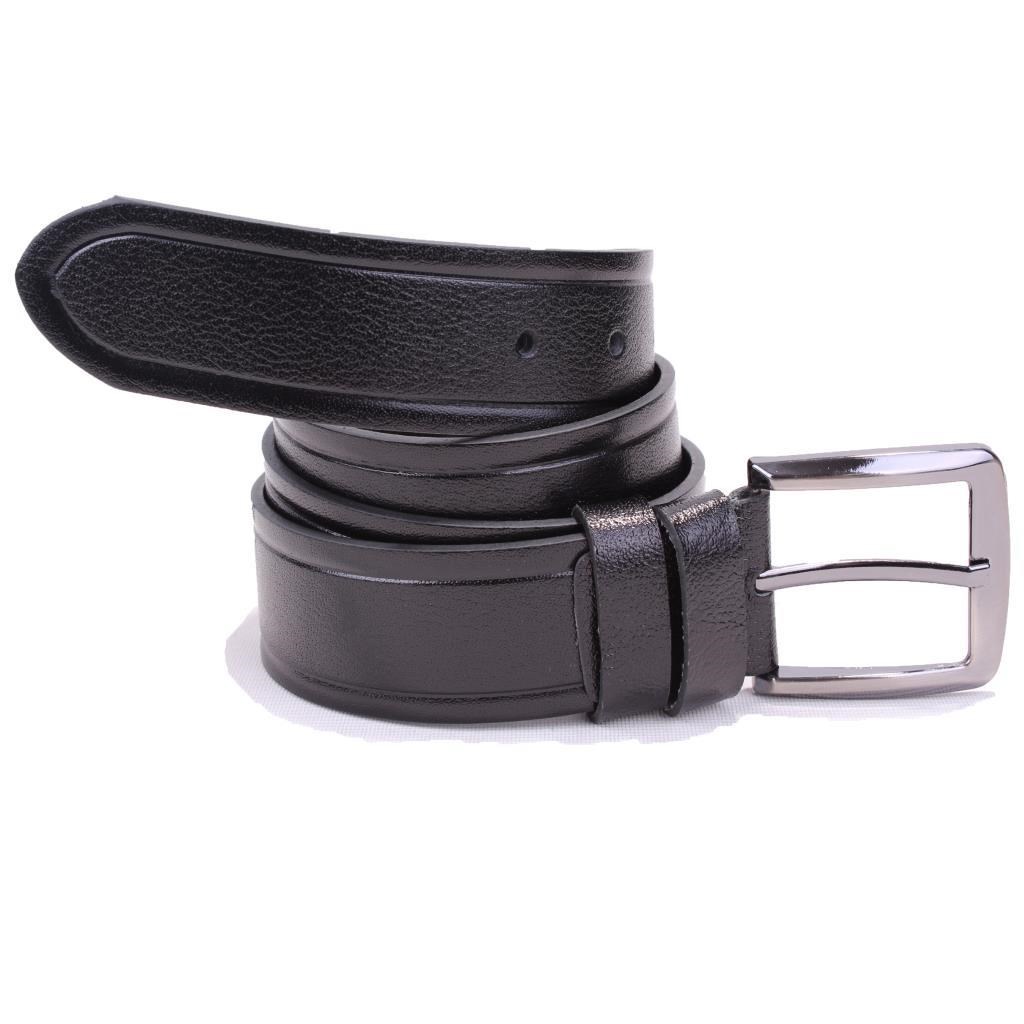 Dagoster DMK26-466DG Siyah 4 cm Hakiki Deri Erkek Kemer