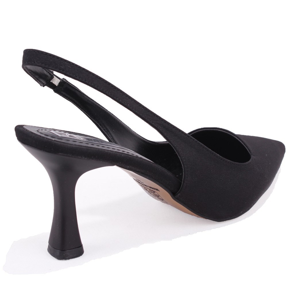 Dagoster DZA07-1296052 Siyah 7,5 cm İnce Topuklu Klasik Kadın Ayakkabı