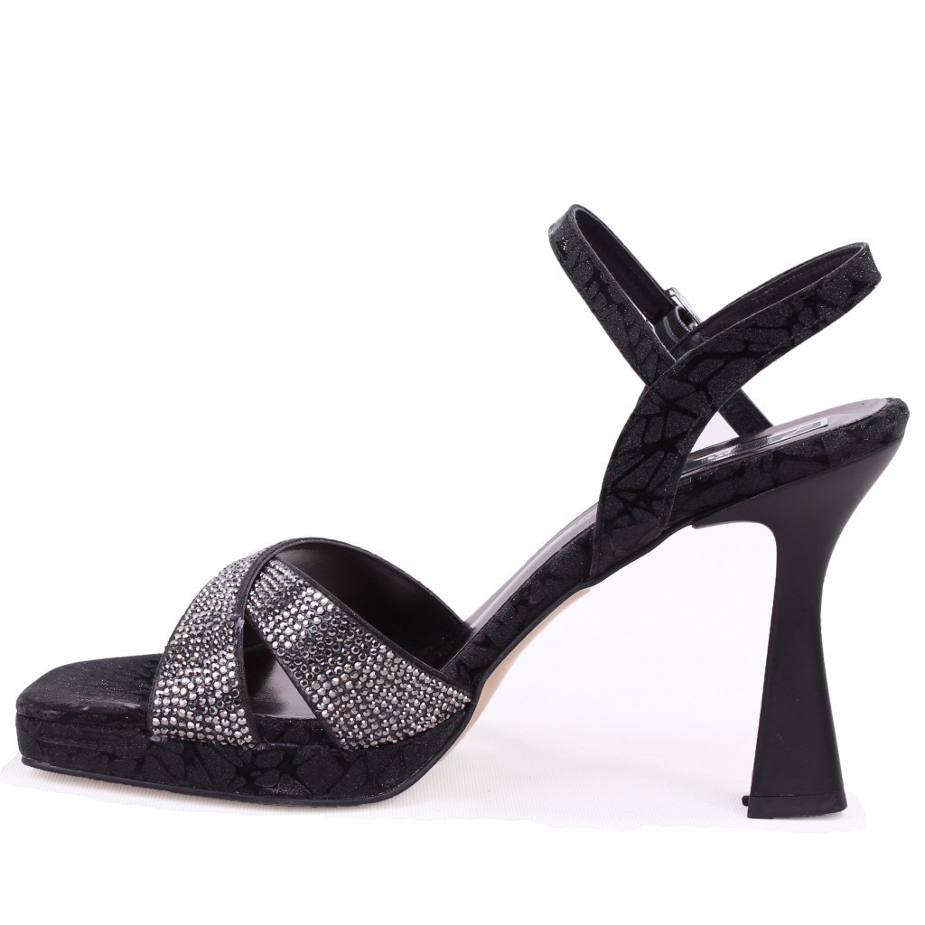Dagoster DZA07-337650 Siyah 10.5 cm Kalın Topuklu Platform Kadın Ayakkabı