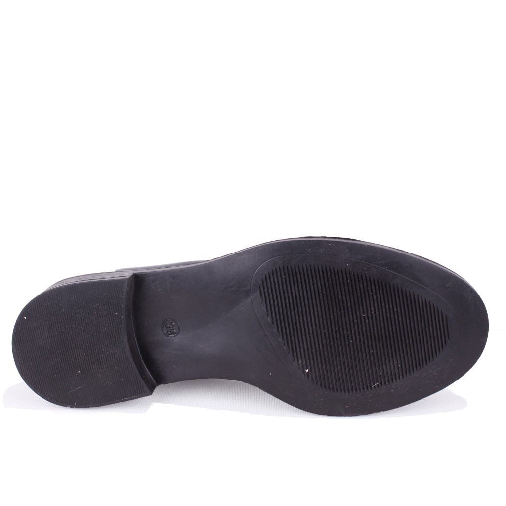 Dagoster DZA07-863701 Siyah Rugan Günlük Loafer  Kadın Ayakkabı
