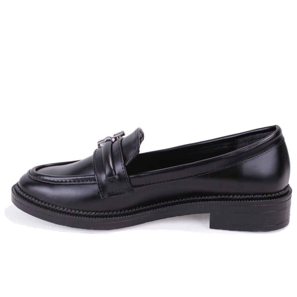 Dagoster DZA07-863705 Siyah Günlük Loafer  Kadın Ayakkabı
