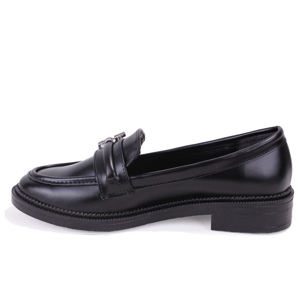 Dagoster DZA07-863705 Siyah Günlük Loafer  Kadın Ayakkabı