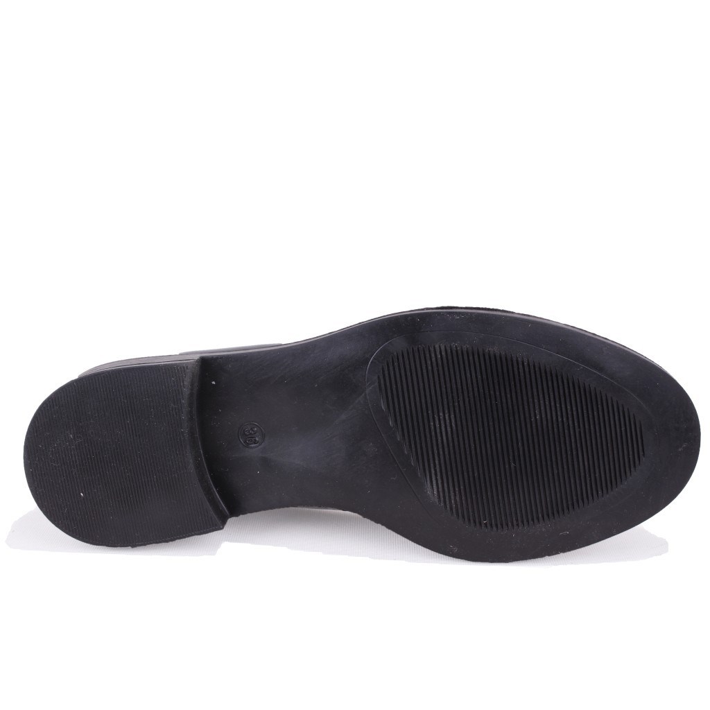 Dagoster DZA07-863705 Siyah Rugan Günlük Loafer  Kadın Ayakkabı