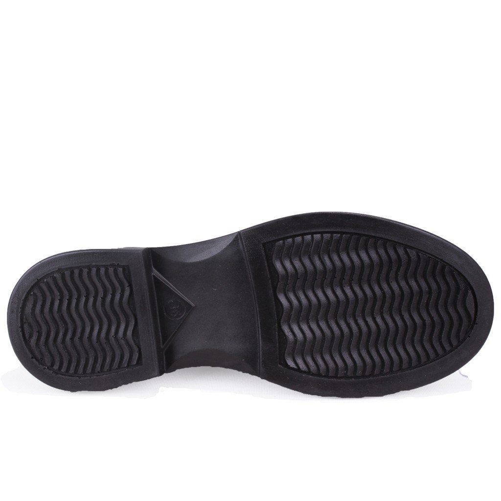 Dagoster DZA07-8892680 Siyah Günlük Bağcıklı Loafer Kadın Ayakkabı