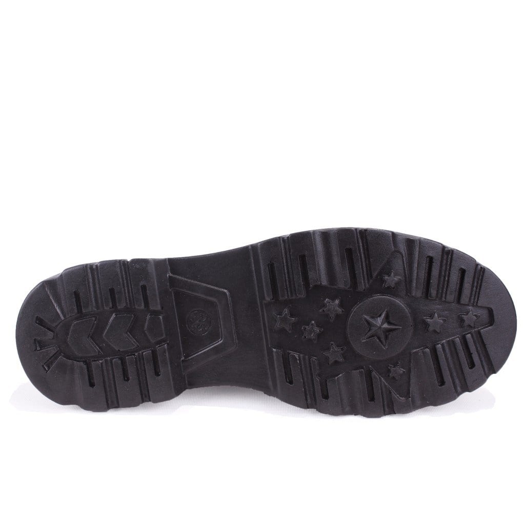 Dagoster DZA07-90814 Siyah Rugan Günlük Loafer  Kadın Ayakkabı