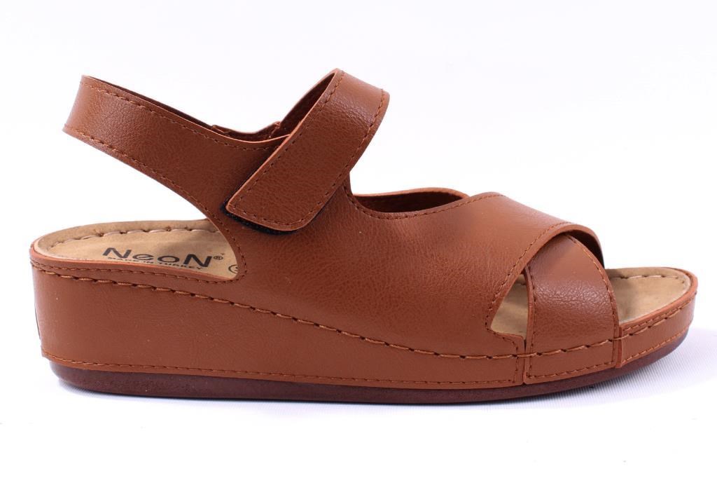 Dagoster DZA37-1810 Taba Günlük Ortopedik Kadın Sandalet