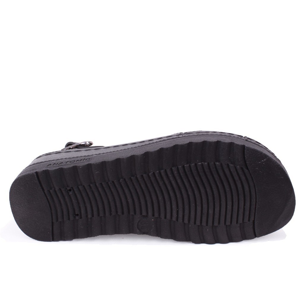 Dagoster DZA37-3031 Siyah Günlük Ortopedik Kadın Sandalet