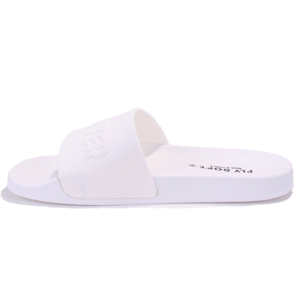 Fly Soft S263075 Beyaz Günlük Ortopedik Erkek Spor Terlik