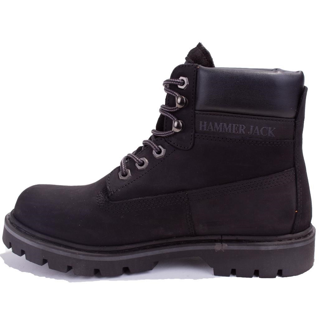 Hammer Jack 10216600 Siyah Ortopedik Günlük Unisex Deri Bot