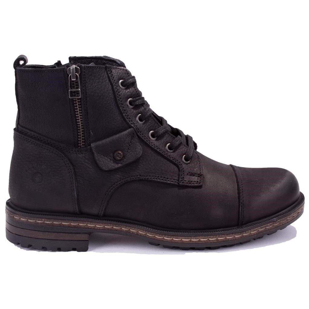 Hammer Jack 10217400 Siyah Ortopedik Günlük Erkek Deri Bot