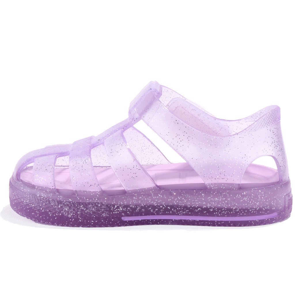 Igor S10265 Star Glitter Lila Günlük Kız Çocuk Sandalet