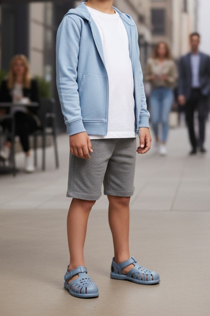 Igor S10271 Tobby Solid Mavi Günlük Erkek Çocuk Sandalet