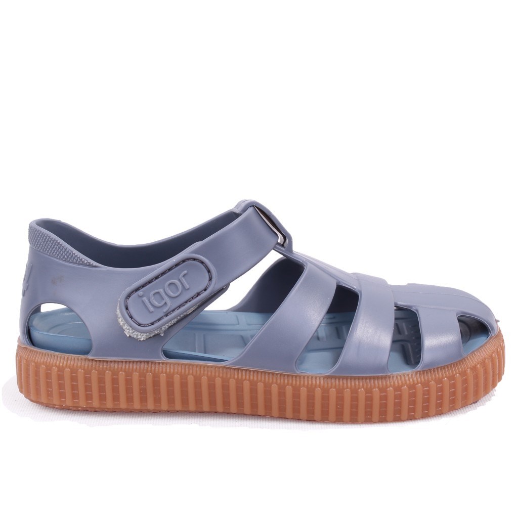 Igor S10291 Nıco Caramelo Mavi  Günlük Erkek Çocuk Sandalet