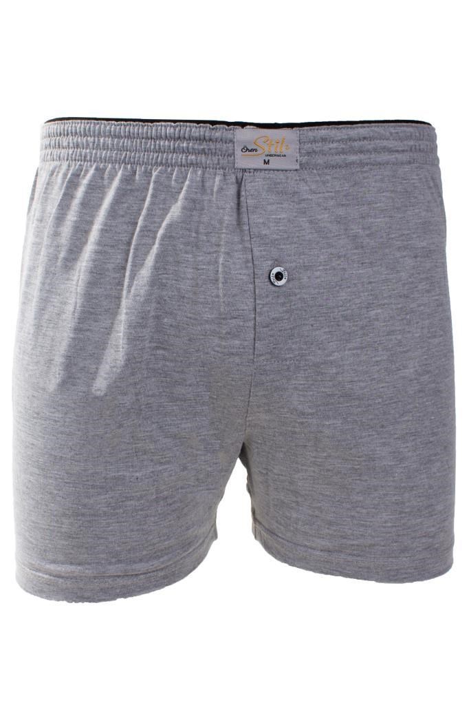 ÖREN STİL 44-7000 GRİ 4LÜ PAKET ERKEK  HAVLU BEL PAMUKLU BOXER