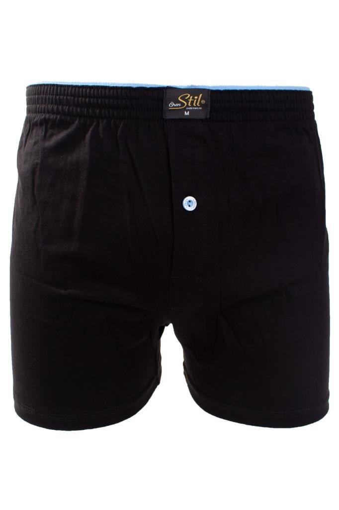 ÖREN STİL 44-7000 SİYAH 4LÜ PAKET ERKEK  HAVLU BEL PAMUKLU BOXER