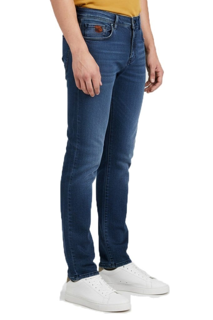 Twister Vegas 132-297 Haki Yüksek Bel Rahat Paça Erkek Jeans Pantolon