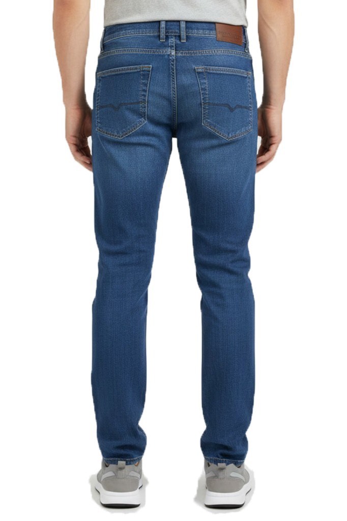 Twister Vegas 132-309 Mavi Yüksek Bel Rahat Paça Erkek Jeans Pantolon