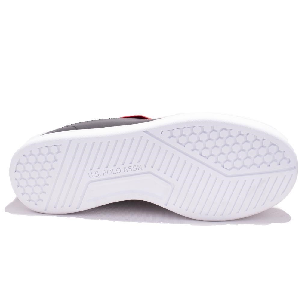 U.S Polo Assn Costa Siyah Kırmızı Ortopedik Günlük  Erkek Spor Ayakkabı