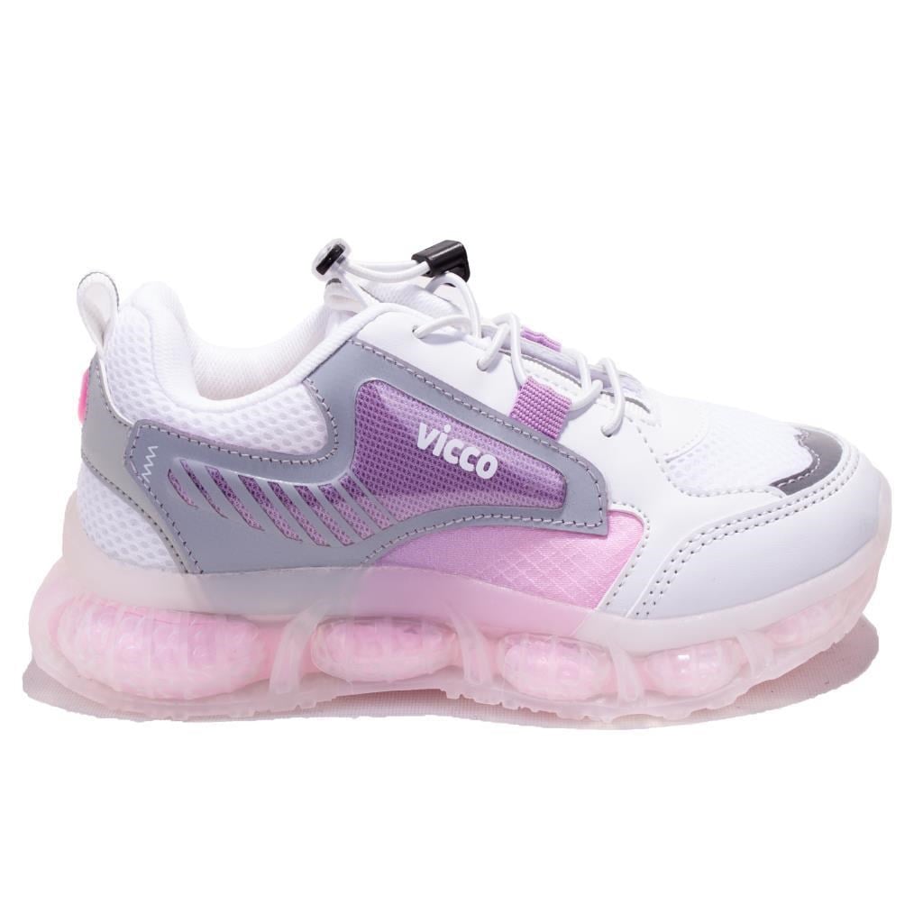 Vicco Corn 346F24Y131 Beyaz Pembe Ortopedik Kız Çocuk Spor Ayakkabı