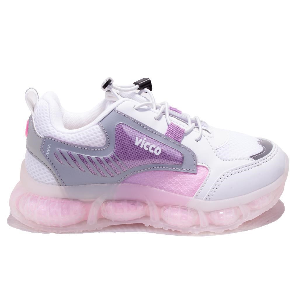 Vicco Corn 346F24Y131 Beyaz Pembe Ortopedik Kız Çocuk Spor Ayakkabı