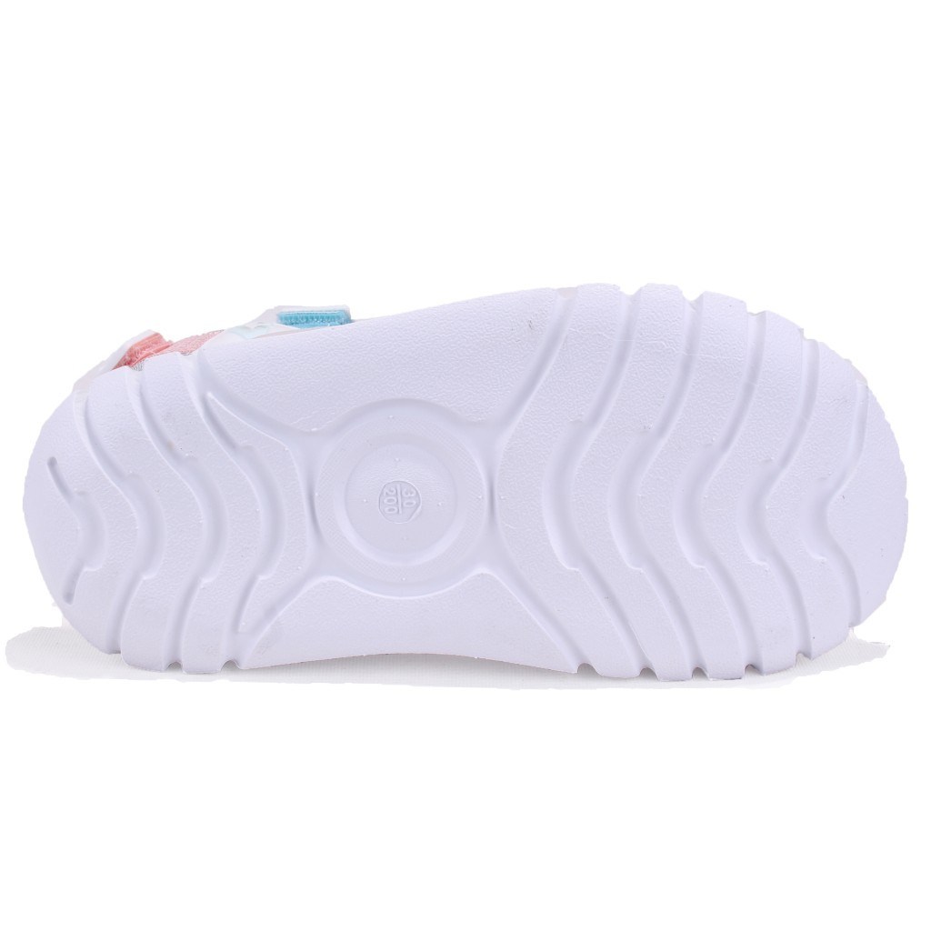 Vicco Cube 332F25Y212 Gri Pembe Ortopedik Günlük Kız Çocuk Spor Sandalet