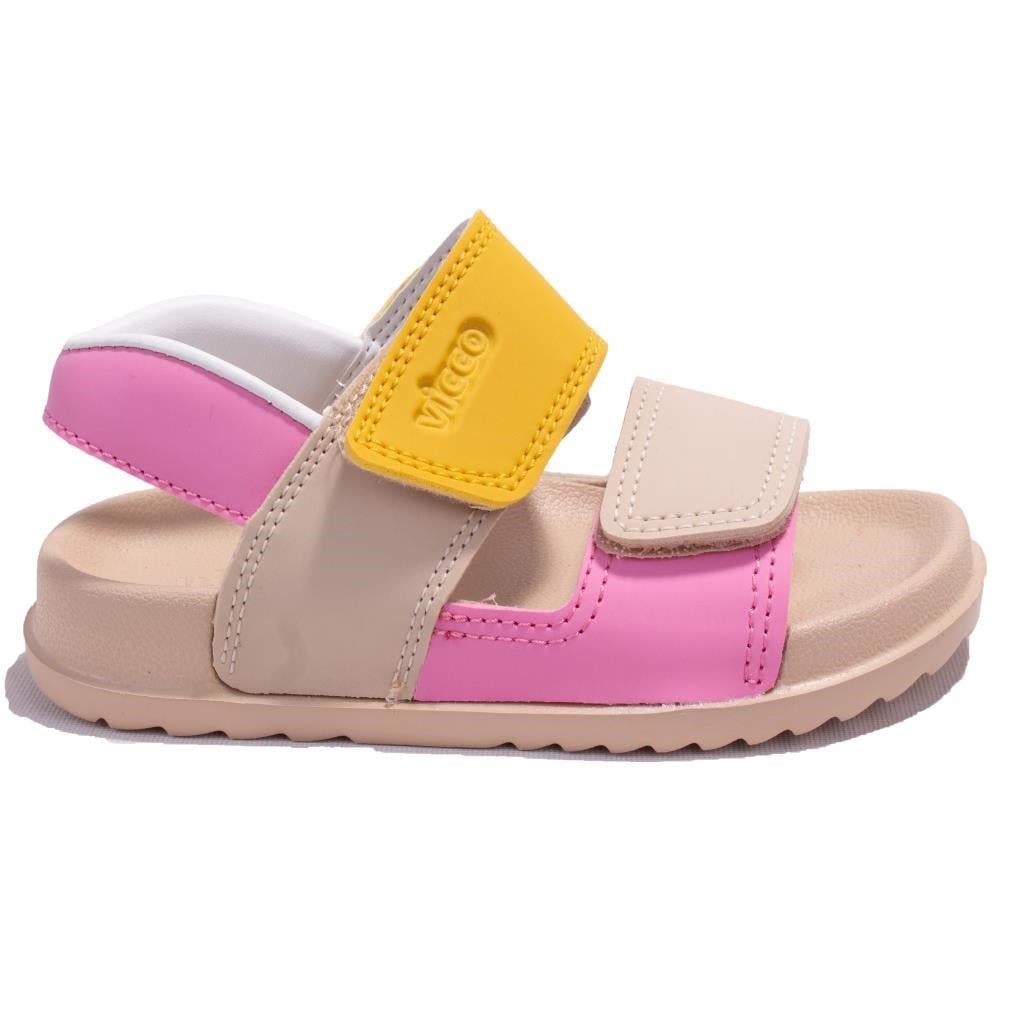 Vicco Krixi 321F23Y252 Bej Ortopedik Günlük Kız Çocuk Spor Sandalet