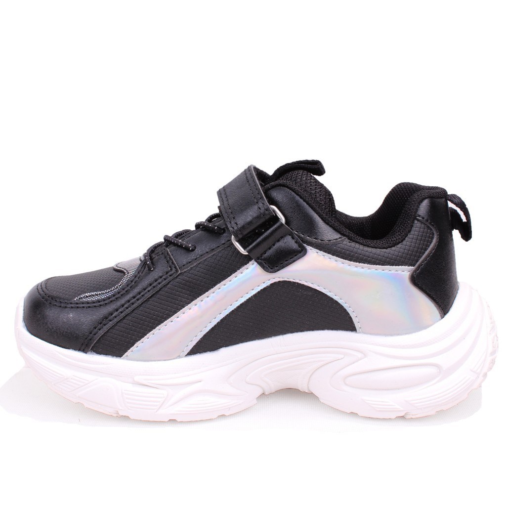 Vicco Lara 346F26K124 Siyah Ortopedik Kız Çocuk Spor Ayakkabı