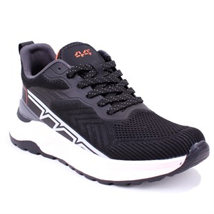 44 Degree 152-21053 Siyah Ortopedik Günlük Erkek Spor Ayakkabı