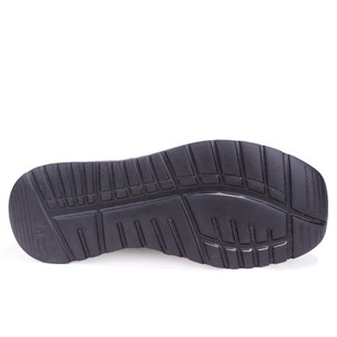 Dagoster DMA08-1061 Siyah Ortopedik Günlük Slip On  Erkek Deri Ayakkabı