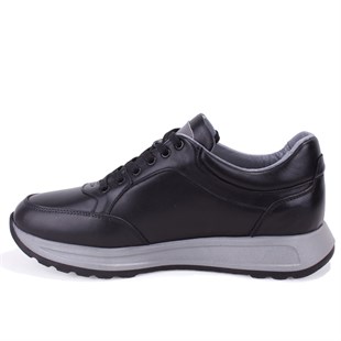 Dagoster DMA08-1992 Siyah Ortopedik Günlük Erkek Deri Ayakkabı