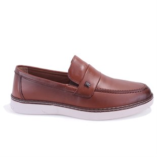 Dagoster DMA08-3305 Taba Ortopedik Günlük Erkek Deri Ayakkabı