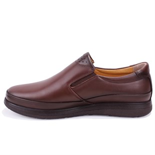 Dagoster DMA08-429 Taba Ortopedik Günlük Erkek Deri Ayakkabı