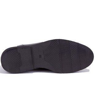 Dagoster DMA08-800 Siyah Ortopedik Klasik Deri Erkek Ayakkabı