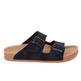 Dagoster DMA75-963001 Siyah Ortopedik Günlük Erkek Terlik