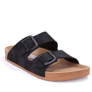 Dagoster DMA75-963001 Siyah Ortopedik Günlük Erkek Terlik