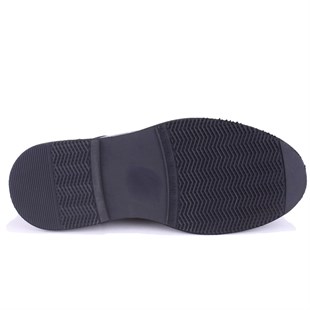 Dagoster DMA78-20801 Siyah Rugan Ortopedik Klasik Spor Erkek Deri Ayakkabı